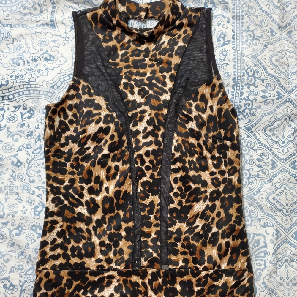 Cheetah Print bodysuit